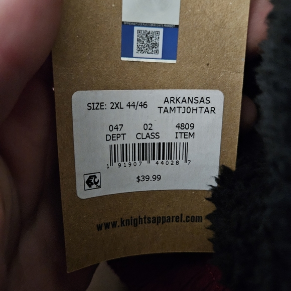 NWT Rivalry Threads Arkansas Razorbacks Sweatpants - Picture 8 of 8